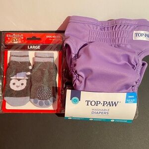 Top Paw Waterproof Dog Diapers with Microfiber Pad small